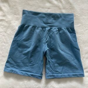 NVGTN Women's Blue High-Waisted Shorts